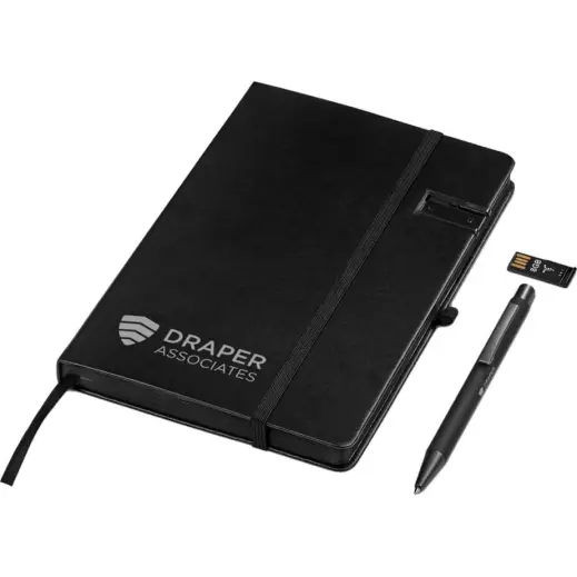 Altitude Billenium USB Notebook & Pen Set Branded